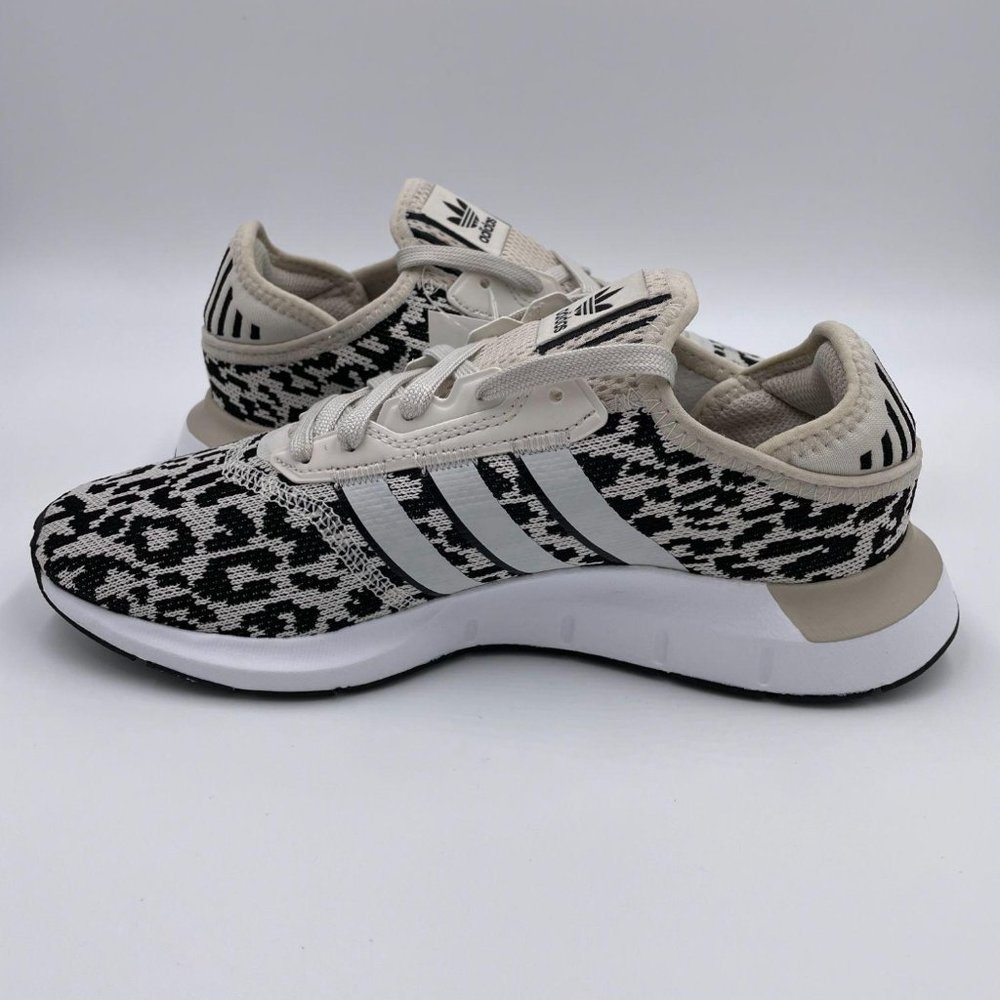 adidas Swift Run X Raw White / Black Womens Shoes - Picture 2 of 8